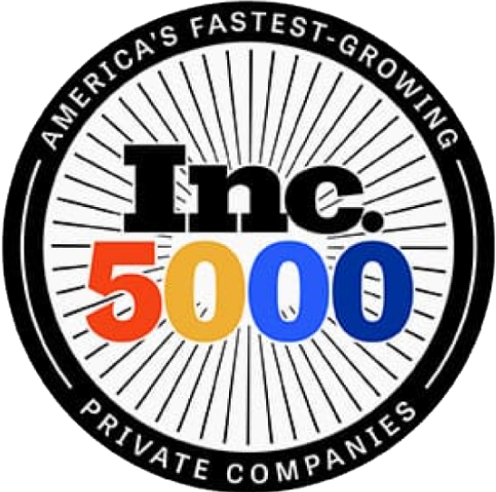 the 50000 logo with the words america ' s fastest growing private companies