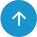 a blue circle with a white arrow pointing up